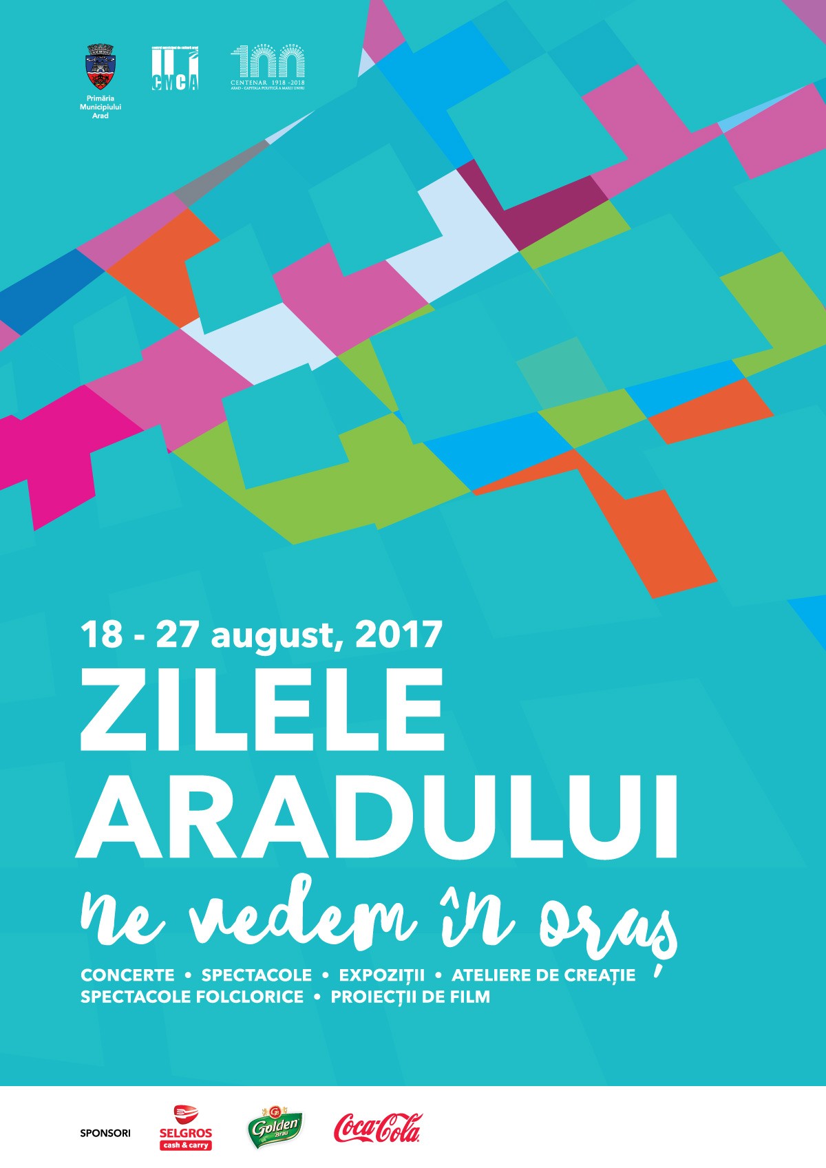 Zilele Aradului 2017: Zece zile de sărbătoare – peste 50 de evenimente. Ne vedem în oraș!