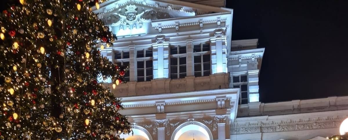 Festivitatea de aprindere a iluminatului festiv, în centrul Aradului