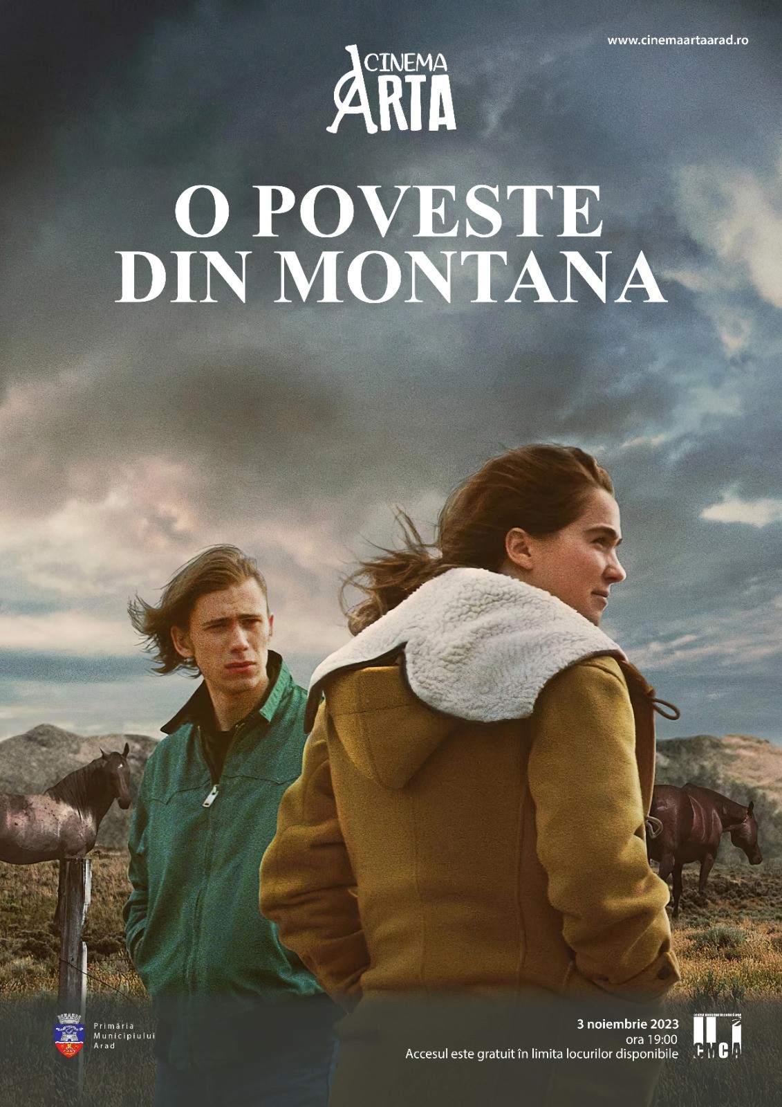 Filmul „O poveste din Montana“, va fi proiectat la Cinematograful „Arta“ din Arad